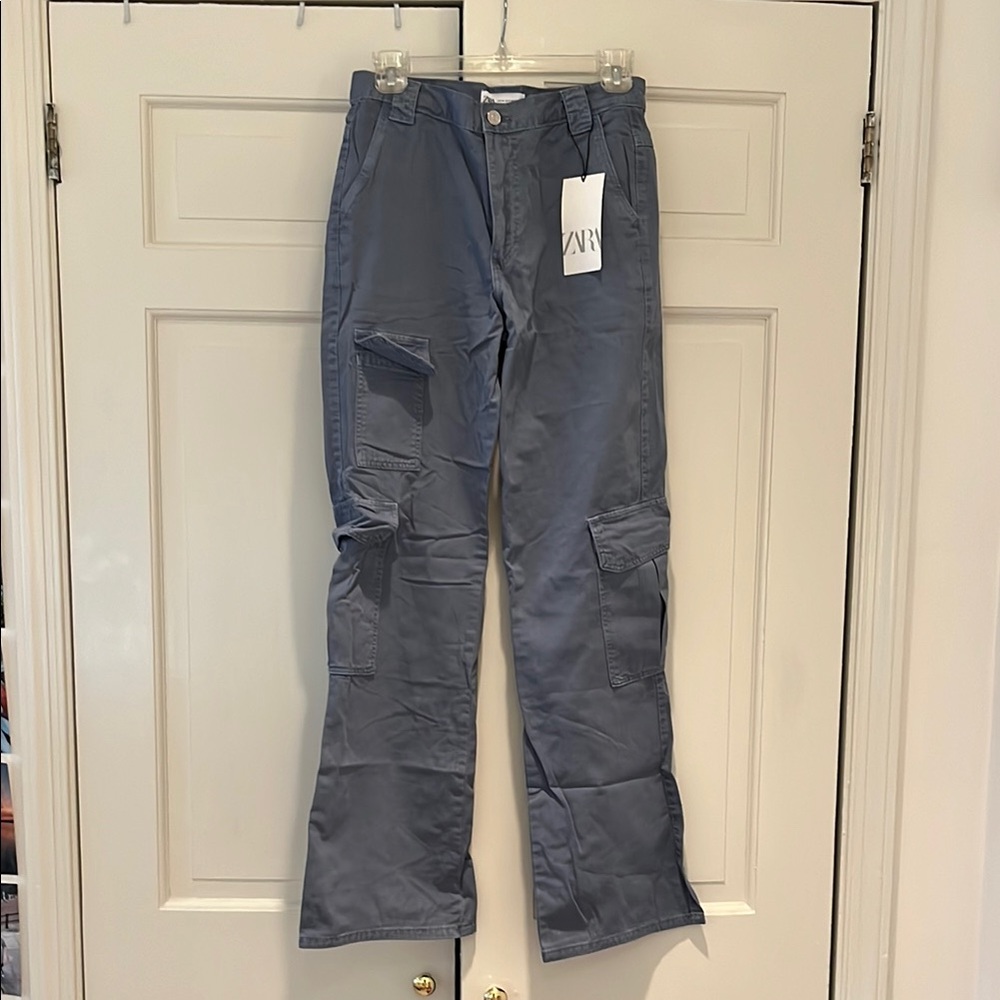 Blue Cargo Pants